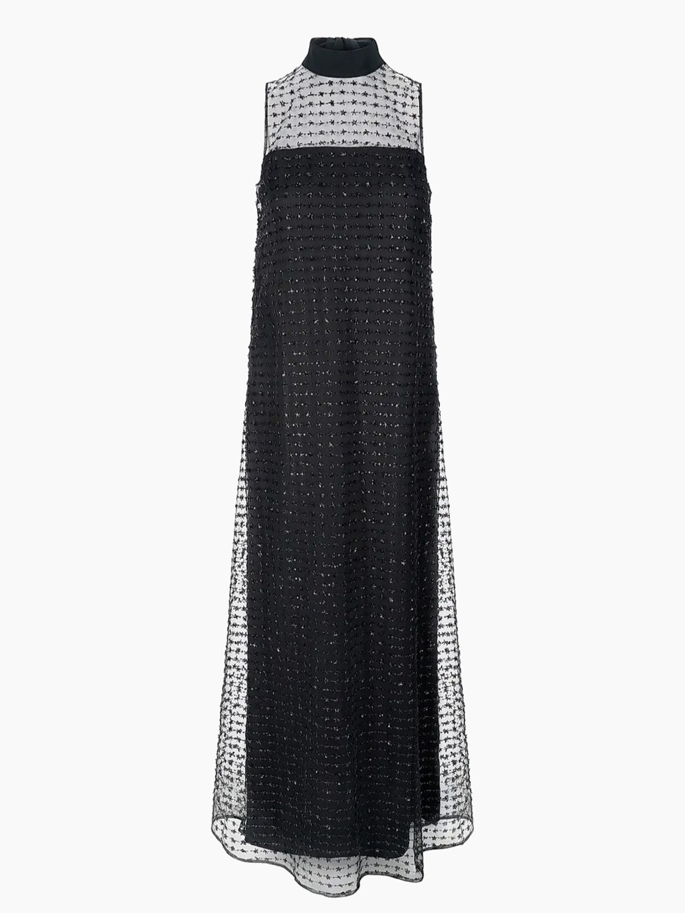 STAUD Stardust Onyx Black Beaded Maxi Dress - Picture 2 of 5